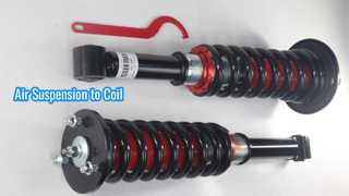 2006-2013 রেঞ্জ রোভার স্পোর্ট LR3 LR4 L320 এয়ার থেকে কয়েল স্প্রিং সাসপেনশন কনভার্সন কিট