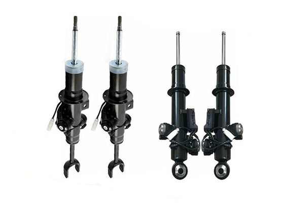 4Pcs ফ্রন্ট রিয়ার শক অ্যাবজরবার 37126796859 37126796860 ইলেকট্রিক কন্ট্রোল ফিট BMW 5- সিরিজ F10 F11 535i 550i